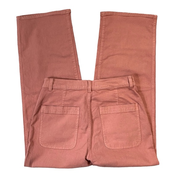 ❌SOLD🏷️NWT Madewell The Perfect Vintage Wide-Leg Crop Pants - Picture 4 of 9